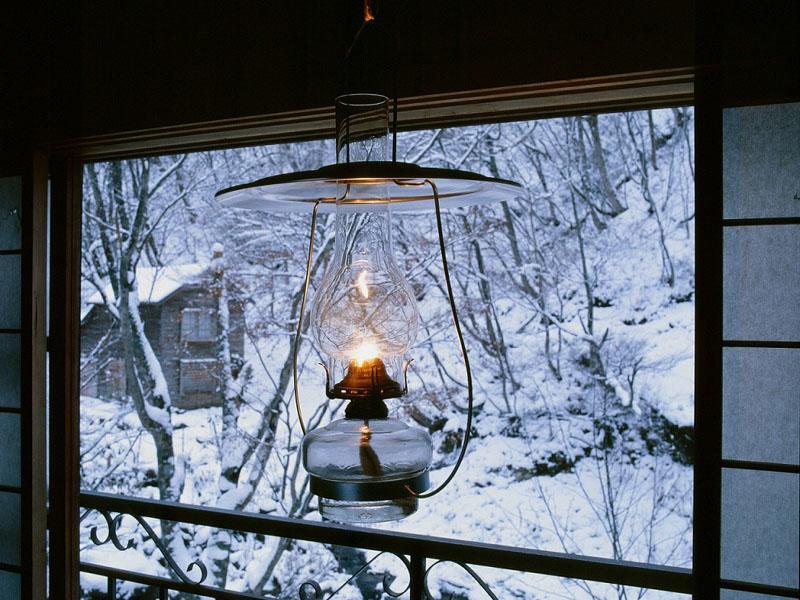 Lamp No Yado Aoni Onsen Hotell Hirakawa Eksteriør bilde